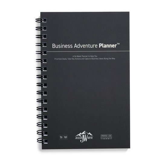 Business Adventure Planner by Jackson Wayne - small business weekly planner for entrepreneurs