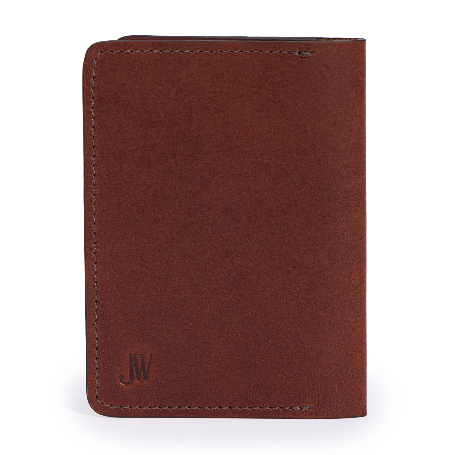 back for field notes journal in vintage brown leather by Jackson Wayne