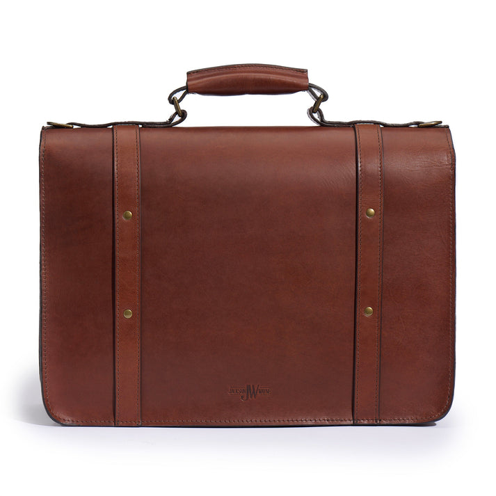 Full Grain Leather Briefcase for Men | A Classic Lawyer's Briefcase ...