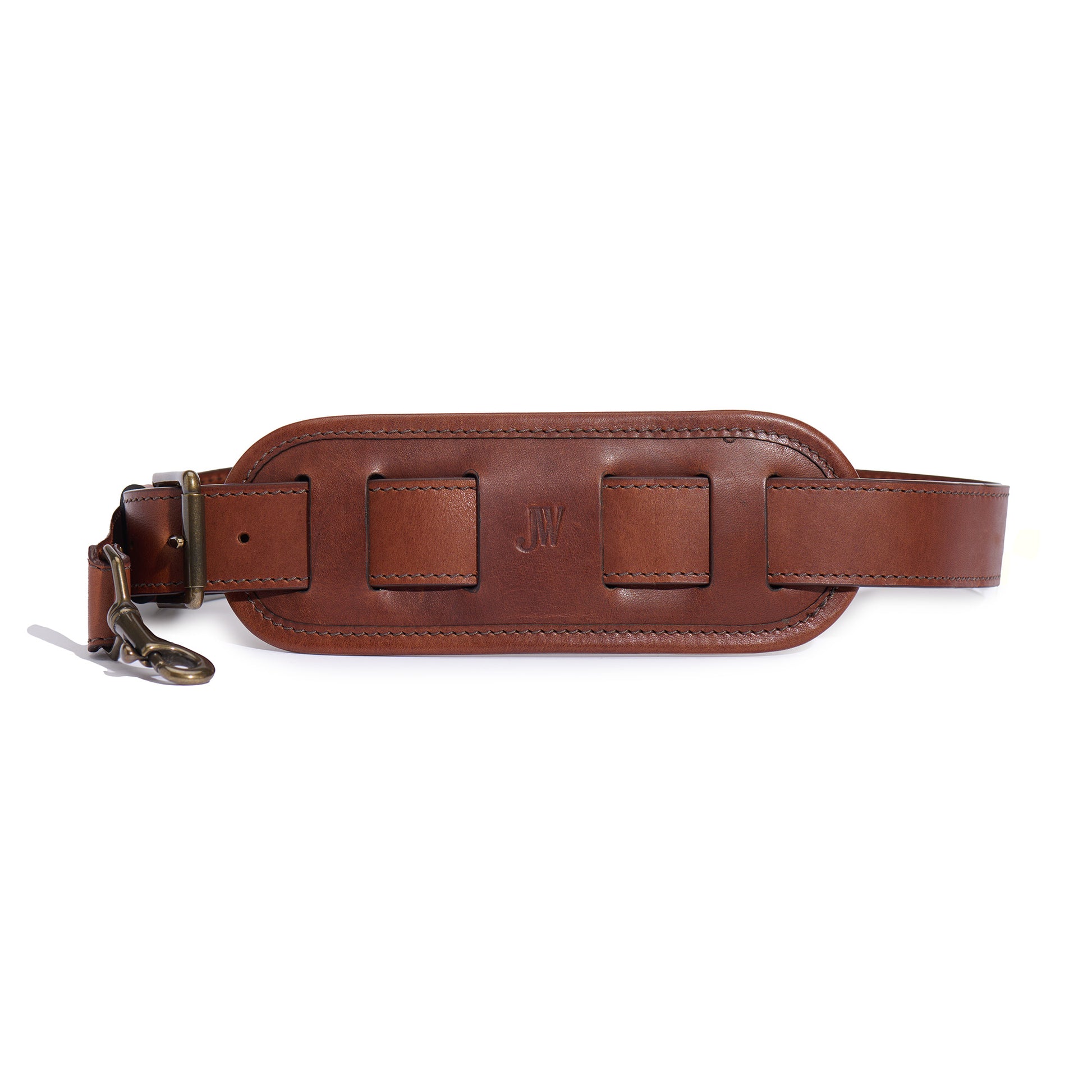 Esq. Briefcase Shoulder Strap in Vintage Brown Color Leather