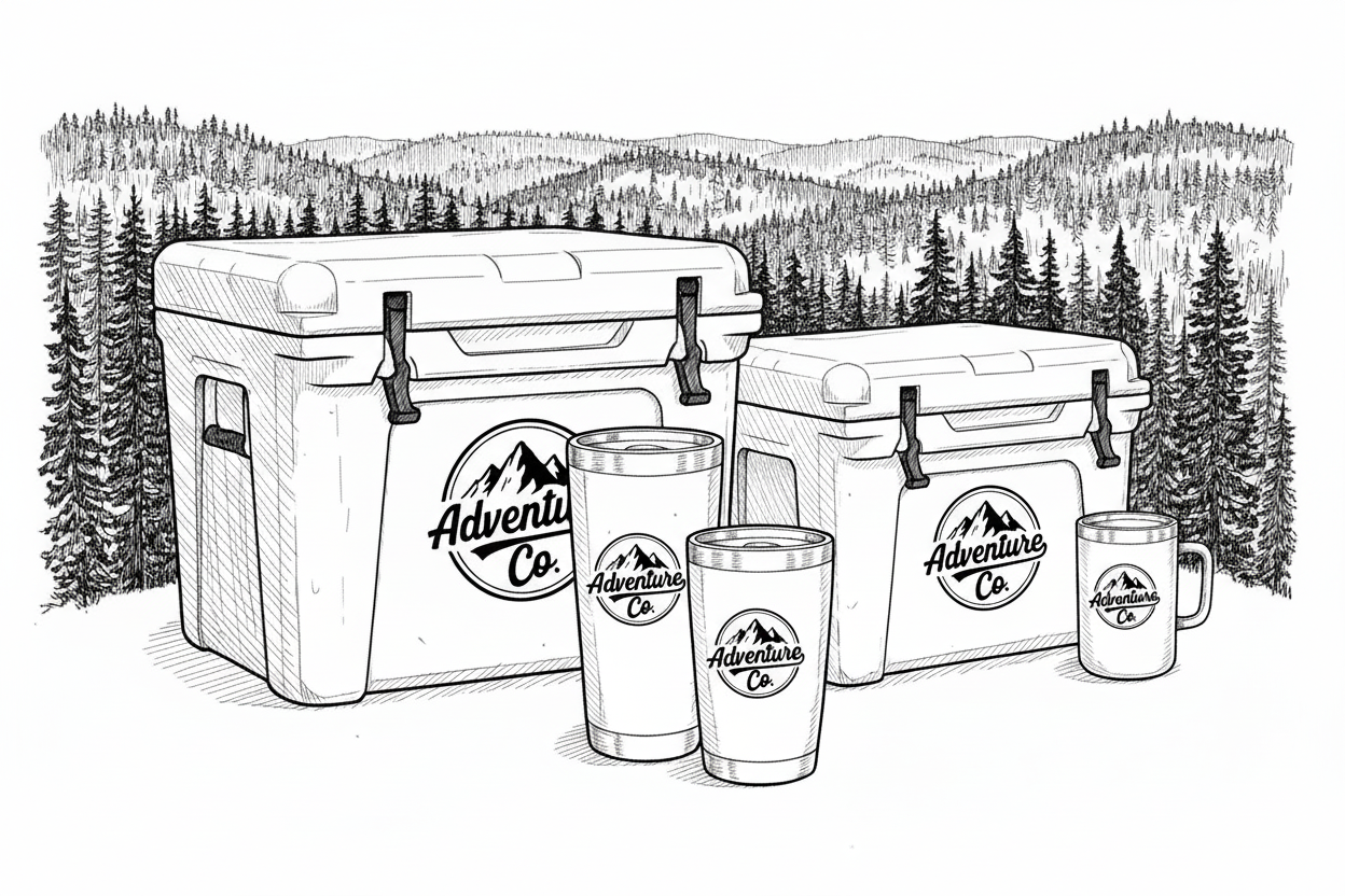 promotional coolers and drink ware - branded products for businesses