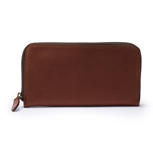 Williamson Wallet - women's full grain leather wallet zip around by Jackson Wayne