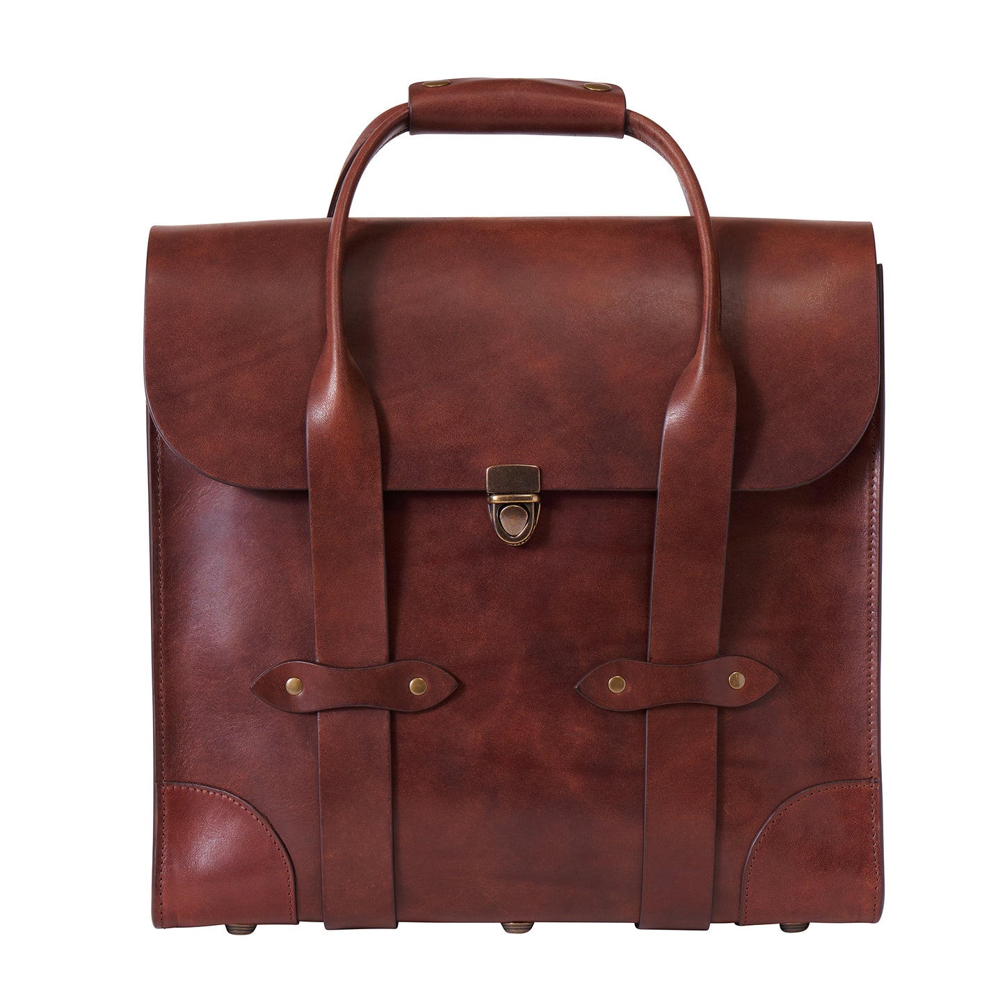 full grain leather whiskey tote and wine & spirits carrier by Jackson Wayne 