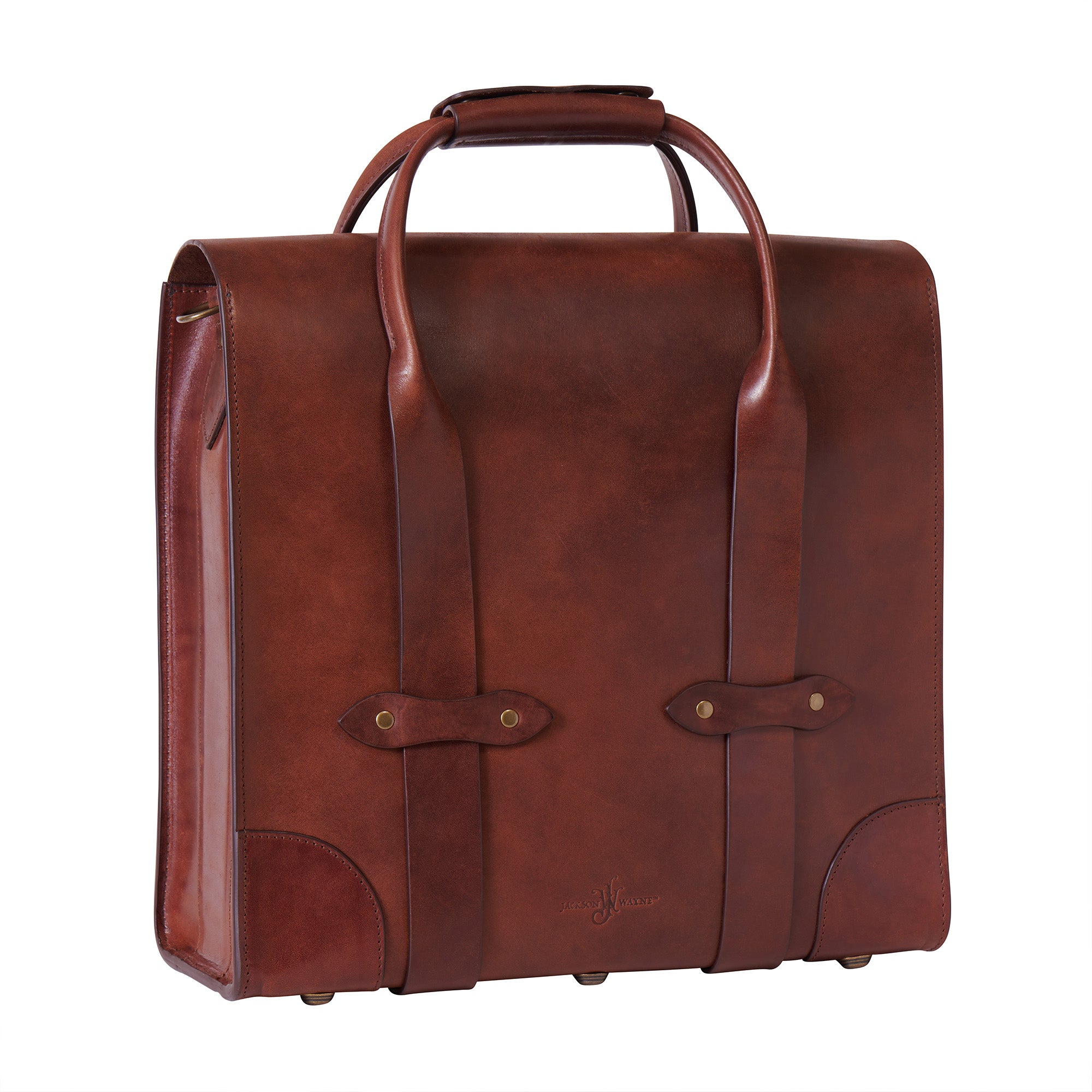 Bourbon Bag | Leather Carrier Tote Bag for Whiskey & Wine Bottles