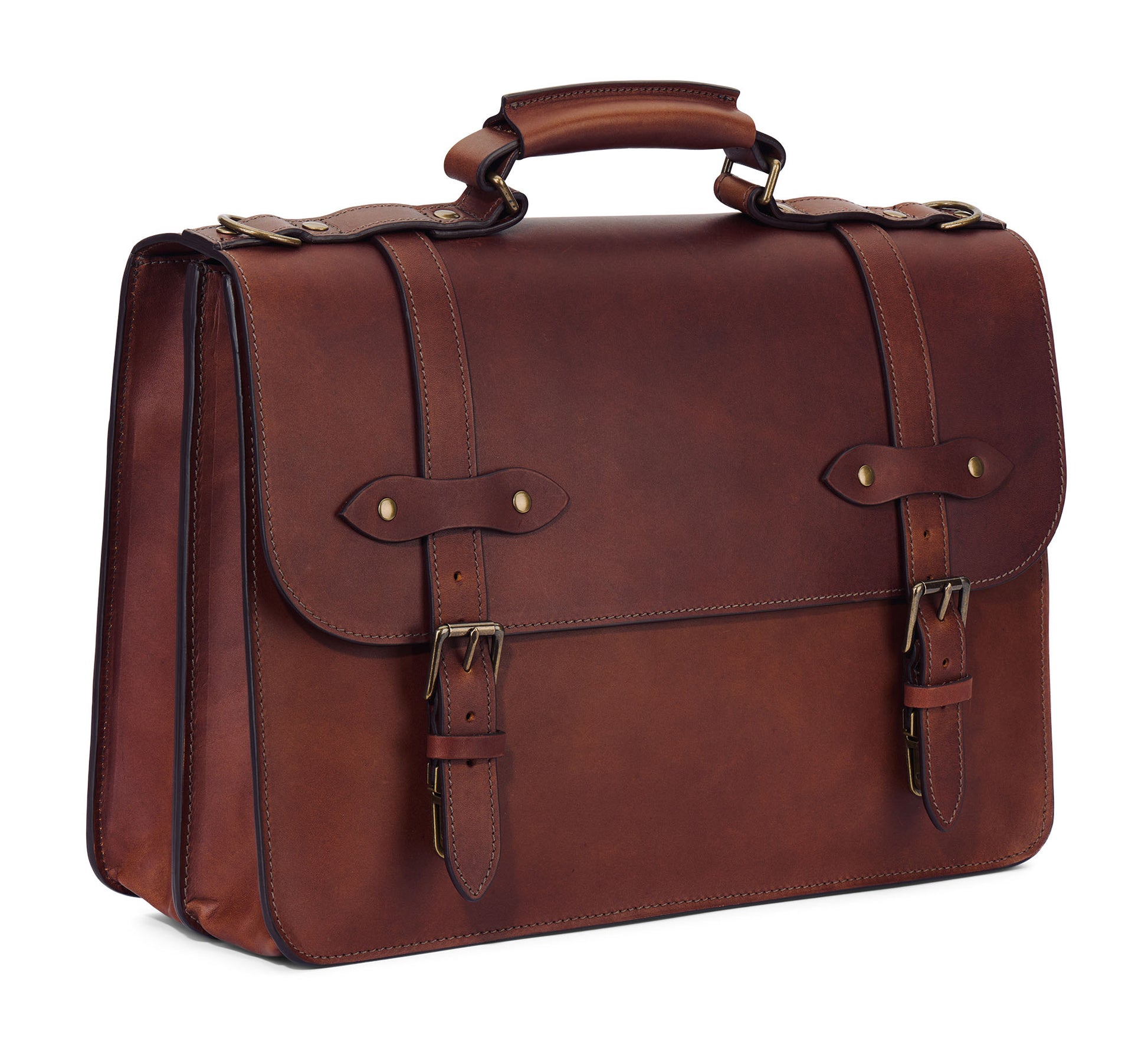 leather briefcase for lawyers - litigator's briefcase - Esq. Briefcase by Jackson Wayne
