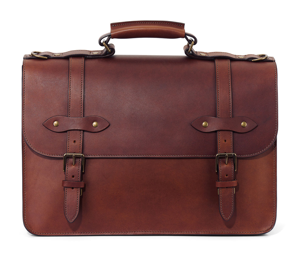 Full Grain Leather Briefcase for Men A Classic Lawyer's Briefcase