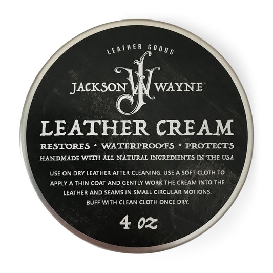 Jackson Wayne All Natural Leather Cream & Conditioner Made in USA