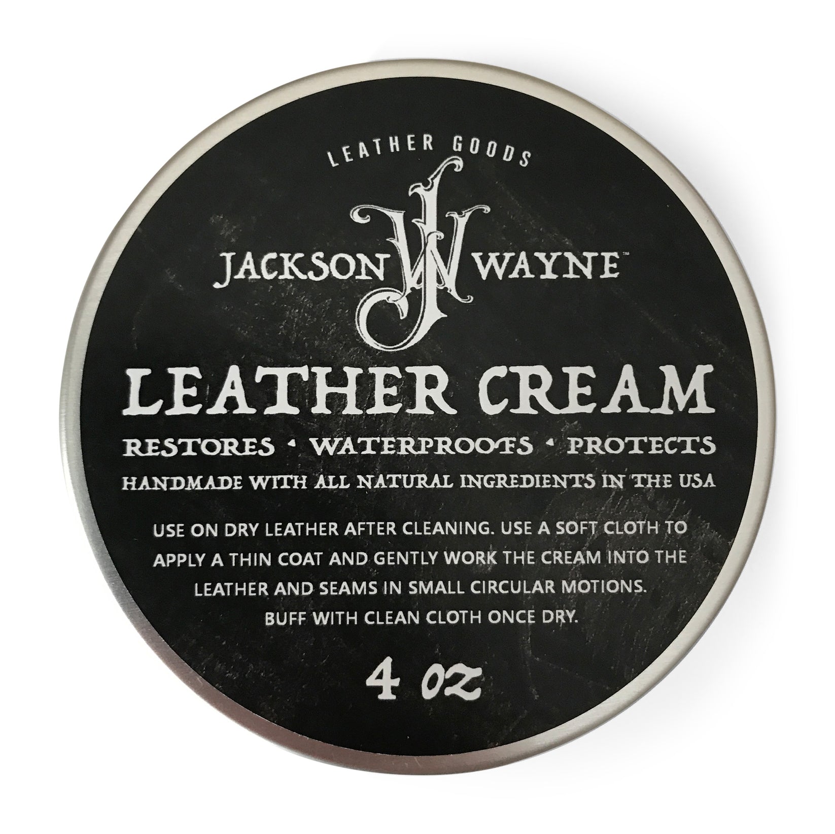 All Natural Leather Cream Conditioner for Vegetable Tanned Leather